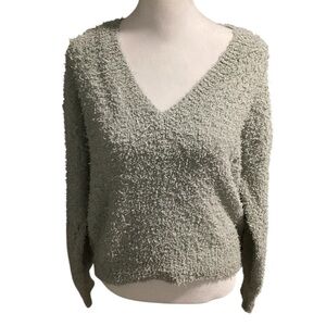 Universal Thread Small Seafoam Green Women's V-Neck Spring Sweater-2021